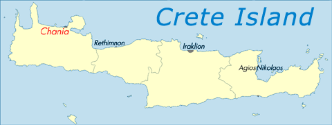 Speed Rent A Car - Map of Crete